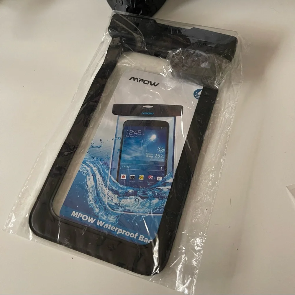 3/$15 MPOW Waterproof Bag with Lanyard Black